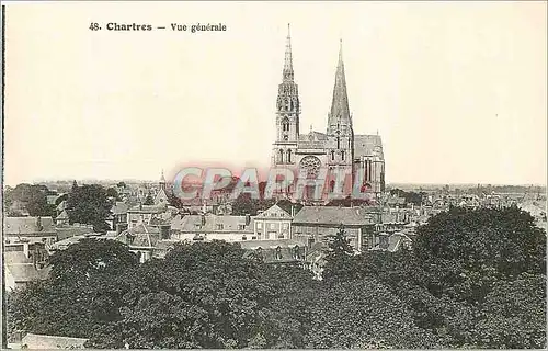Cartes postales Chartres Vue Generale