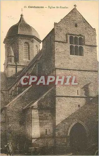 Cartes postales Coutances Eglise St Nicolas