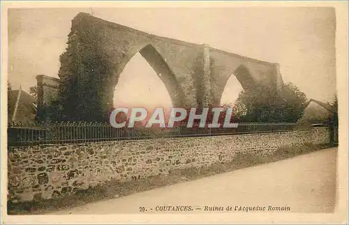 Cartes postales Coutances Ruines de l'Acqueduc Romain