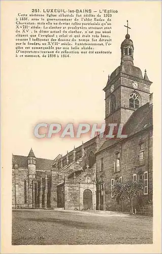 Cartes postales Luxeuil les Bains L'Eglise
