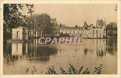 Ansichtskarte AK Palais de Fontainebleau La Douce France L'Etang aux Carpes