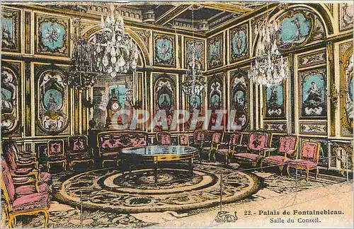 Cartes postales Palais de Fontainebleau Salle du Conseil