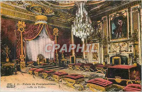 Cartes postales Palais de Fontainebleau Salle du Trone