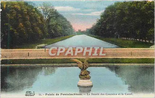 Cartes postales Foret de Fontainebleau Le Bassin des Cascades et le Canal