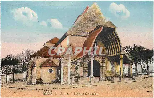 Ansichtskarte AK Avon L'Eglise (Xe Siecle)