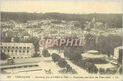 REPRO Versailles Panorama pris de l'Hotel de Ville