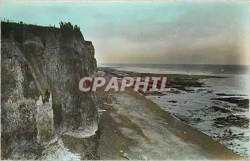 Cartes postales moderne Quiberville sur Mer (Seine Inf) Les Falaise d'Aval