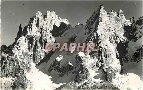 Moderne Karte Au Pays du Mont Blanc Chaos L'Aiguilles