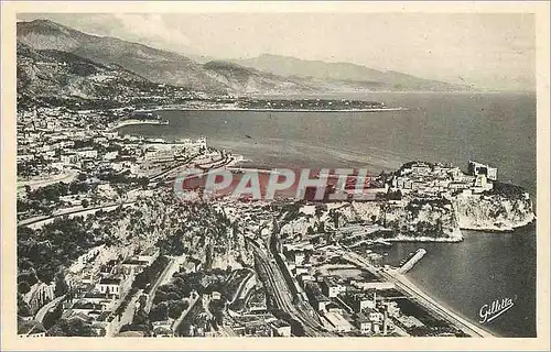 Cartes postales Principaute de Monaco Cote d'Azur Artistique Vue Generale