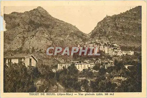 Cartes postales Touet de Beuil (Alpes Mar) Vue Generale (alt 360 m)
