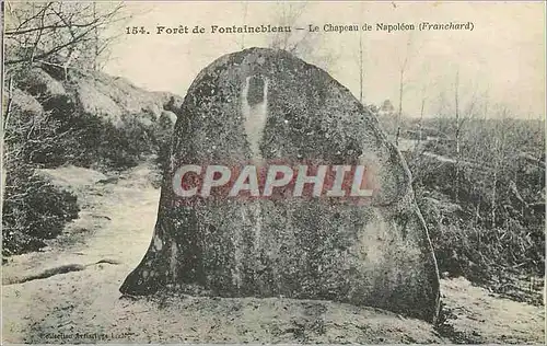 Cartes postales Foret de Fontainebleau Le Chapeau de Napoleon (Franchard)