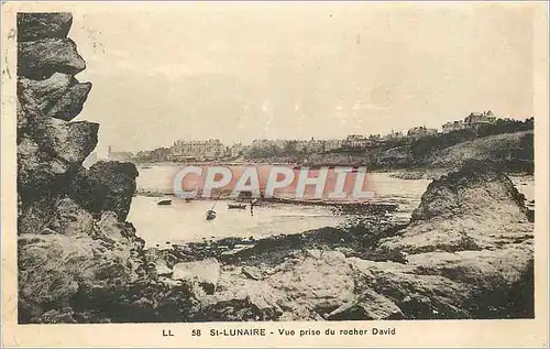 Cartes postales St Lunaire Vue prise du Rocher David