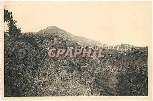 Cartes postales La Turbie (A M) Le Village Le Trophee des Alpes et le Mont Agel