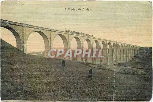Cartes postales Viaduc de Cluis (carte toilee)