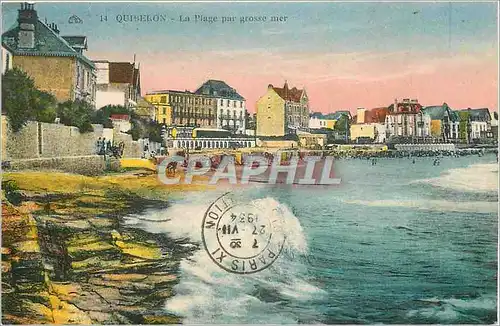 Cartes postales Quiberon La Plage par Grosse Mer