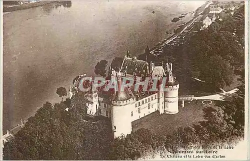 Cartes postales Chaumont sur Loire Les Grands Chateaux des Bords de la Loire Vus d'Avion