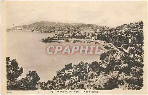 Cartes postales Beaulieu sur Mer Vue Generale