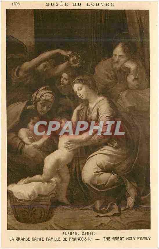 Ansichtskarte AK Musee du Louvre La Grande Sainte Famille de Francois