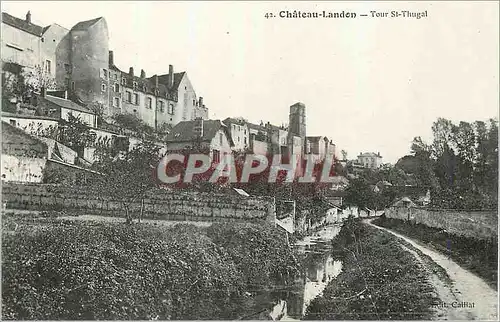 Cartes postales Chateau Landon Tour St Thugal
