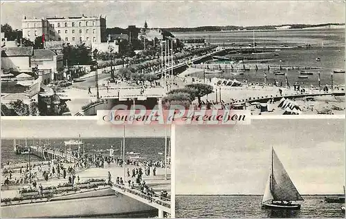 Cartes postales moderne Arcachon Cote d'Argent Vue panoramique Jetee d'Eyrac Regate