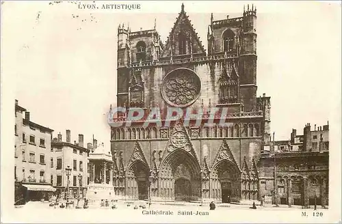 Cartes postales Lyon Artistique Cathedrale Saint Jean