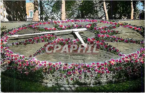 Cartes postales moderne Versailles L'Horloge Florale