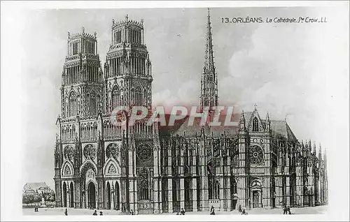 Cartes postales moderne Orleans La Cathedrale Ste Croix