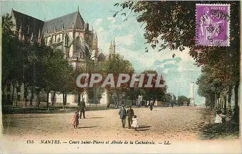 Cartes postales Nantes Cours Saint Pierre et l'Abside de la Cathedrale