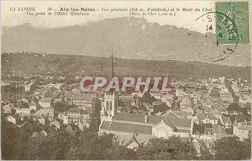 Ansichtskarte AK Aix les Bains La Savoie Vue prise de l'Hote Mirabeau