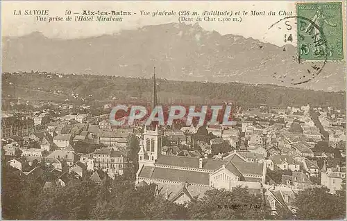 Cartes postales Aix les Bains La Savoie Vue prise de l'Hote Mirabeau