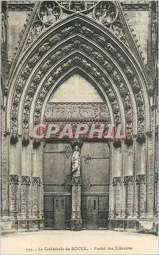 Ansichtskarte AK La Cathedrale de Rouen Portail des Libraires