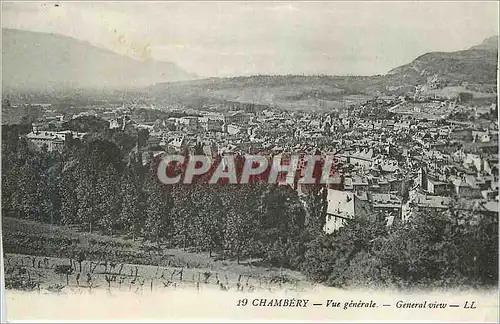 Cartes postales Chambery Vue Generale