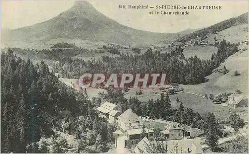 Cartes postales Dauphine St Pierre de Chartreuse et la Chamechaude