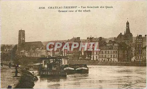 Cartes postales Chateau Thierry Vue Generale des Quais