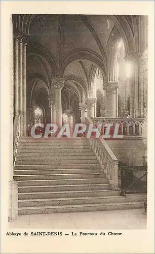 Ansichtskarte AK Abbaye de Saint Denis Le Pourtour du Choeur