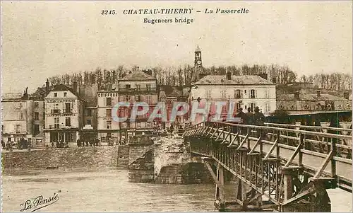 Cartes postales Chateau Thierry La Passerelle
