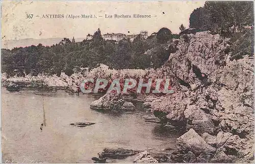 Cartes postales Antibes (Alpes Maritimes) Les Rochers Eilenroc