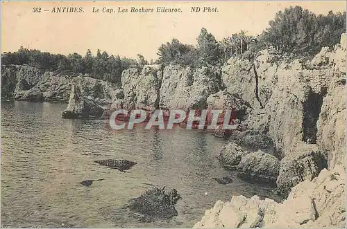 Cartes postales Antibes Le Cap Les Rochers Eilenroc