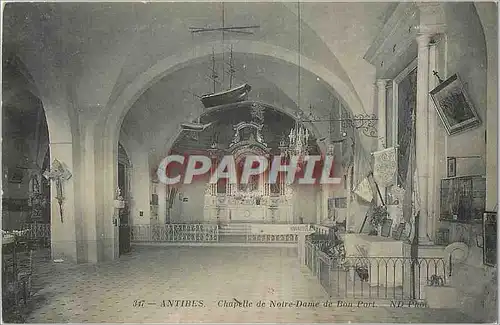 Cartes postales Antibes Chapelle de Notre Dame de Bon Port