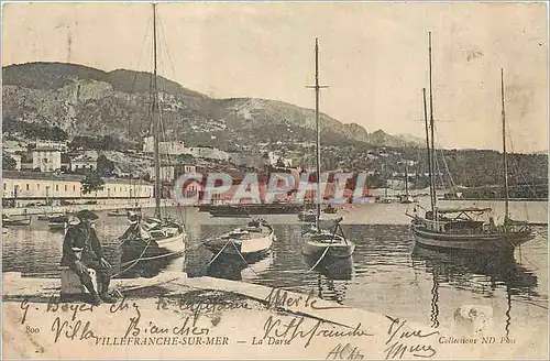 Ansichtskarte AK Villefranche sur Mer La Darse Bateaux