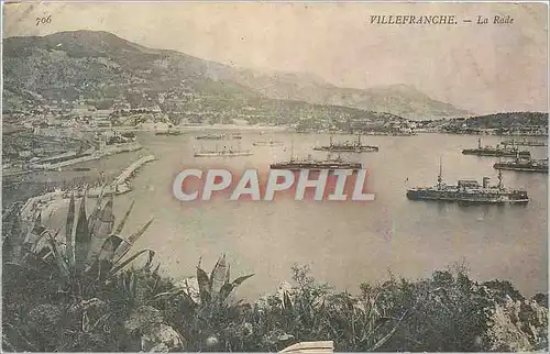 Cartes postales Villefranche La Rade Bateaux