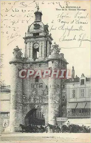Cartes postales La Rochelle Tour de la Grosse Horloge