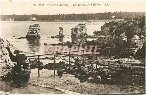 Ansichtskarte AK Royan (Cote d'Argent) Les Rochers de Valliers