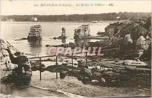 Cartes postales Royan (Cote d'Argent) Les Rochers de Valliers