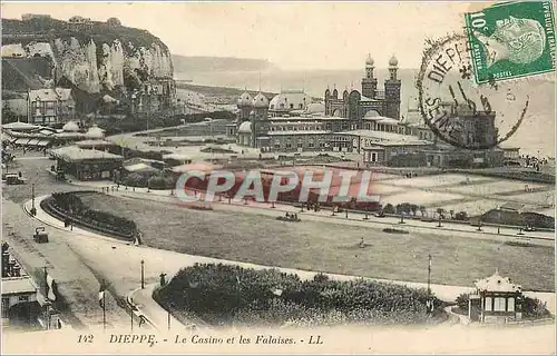 Ansichtskarte AK Dieppe Le Casino et les Falaises