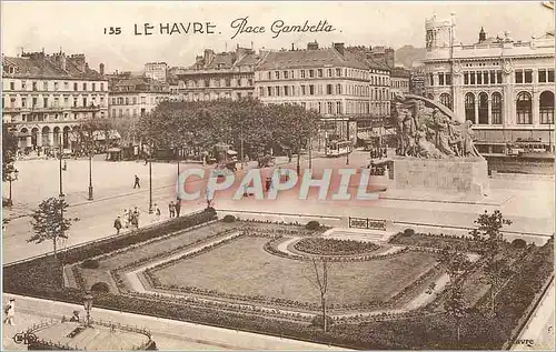 Cartes postales Le Havre Place Gambetta