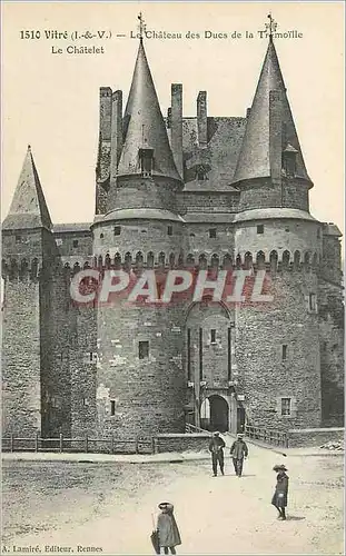 Ansichtskarte AK Vitre (I et V) Le Chateau des Ducs de la Tremoille Le Chatelet