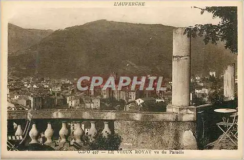 Cartes postales Le Vieux Royat L'Auvergne vu du Paradis