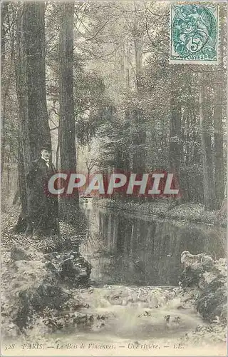 Cartes postales Paris Le Bois de Vincennes Une Riviere