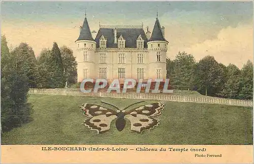 Cartes postales L'Ile Bouchard (I et L) Chateau du Temple (Nord)